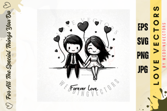 C3051: Capturing Everlasting Romance in Vector Art