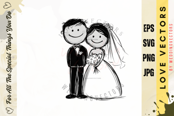 C3185: The Wedding & Love Vector for Modern Romance