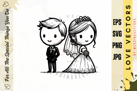 Capturing Romance: The Versatility of Wedding Vectors 1100180