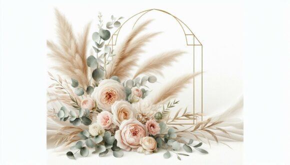 Soft Hues and Painterly Charm: The Watercolor Wedding Backdrop