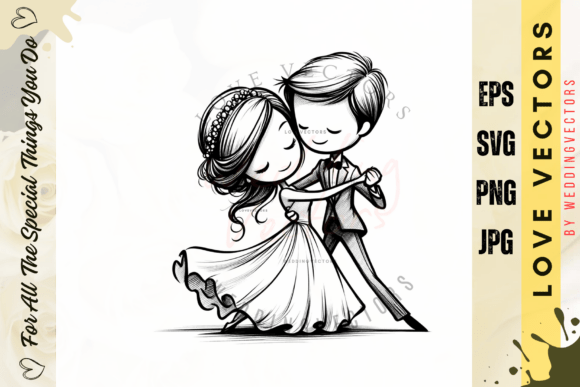 The C4579 Collection: Capturing Romance in Minimalist Vectors