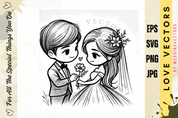 Unlocking Romance: The C538 Wedding and Love Vector Collection