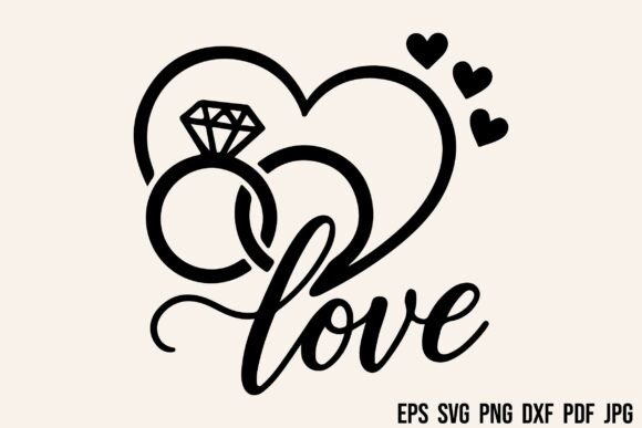 Wedding Rings Heart SVG: A Designer's Guide to Romantic Clipart
